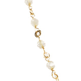 Rutilated quartz and gold-plated silver necklace