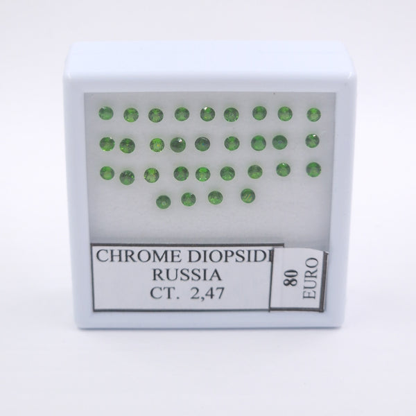 Cromo Diopside 2,47ct Russia