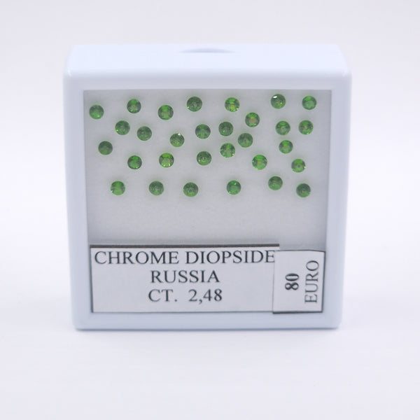Cromo Diopside 2,48ct Russia